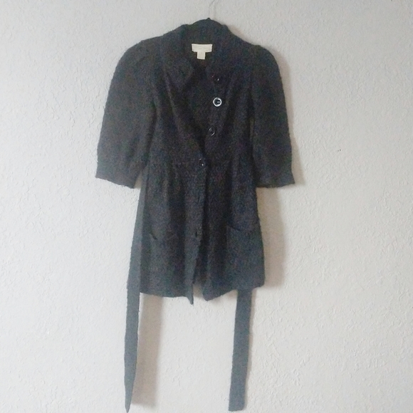 🌵Flying tomato black button-up cardigan sz M - Picture 2 of 7